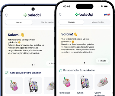 Bələdçi mobil tətbiqini pulsuz yükləyin!